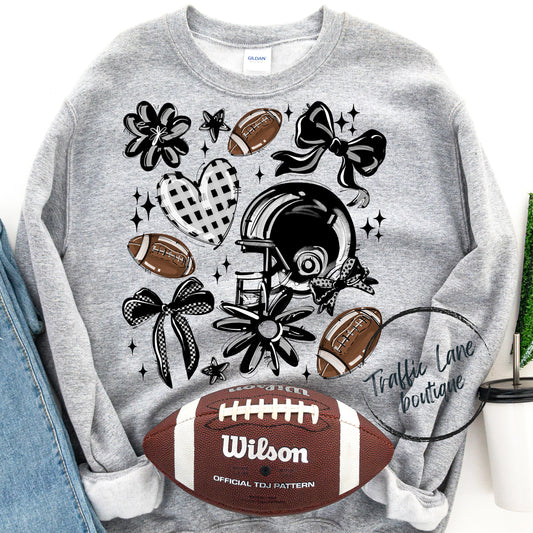 Football Collage Spirit Tees