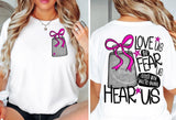 Love Us Fear Us Hear Us spirit tees