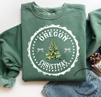 State Christmas Stamp Shirt