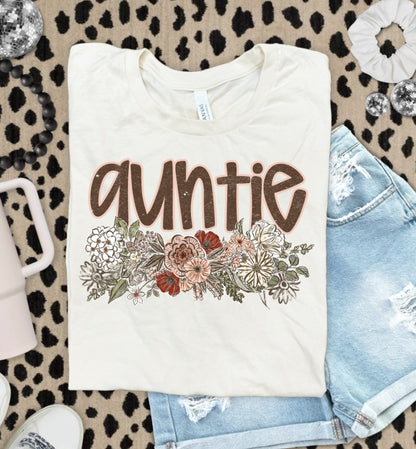 Vintage Floral Name Shirt