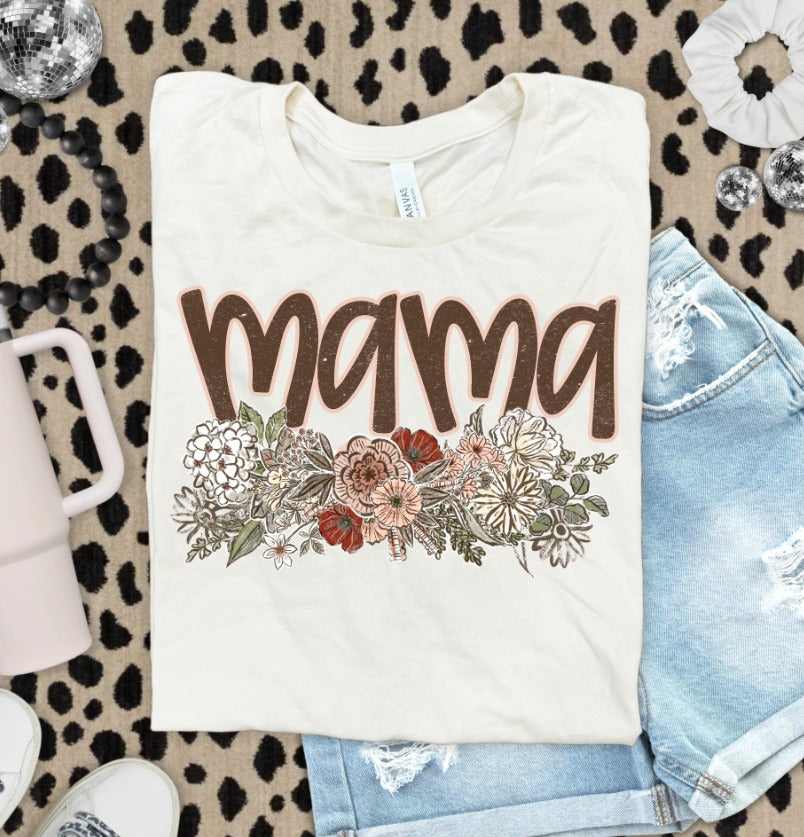 Vintage Floral Name Shirt