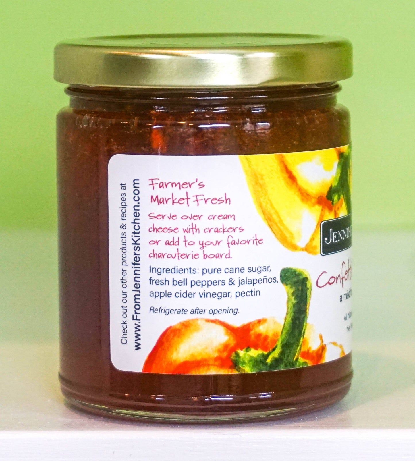 Strawberry & Peach Pepper Jellies Full Size