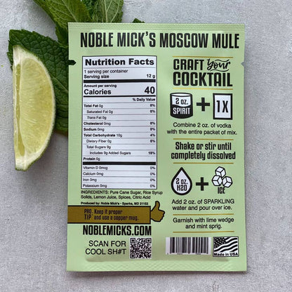 Noble Mick's - Single Serve Craft Cocktails