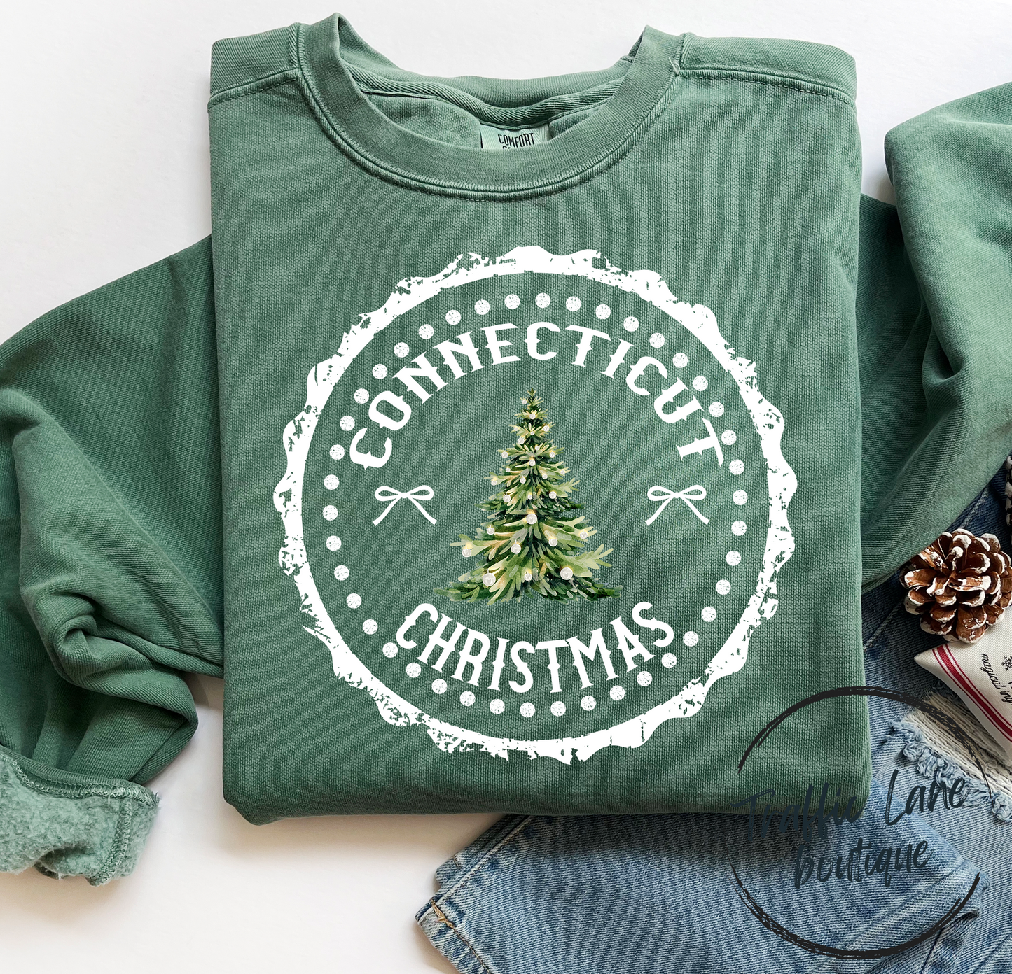 State Christmas Stamp Shirt
