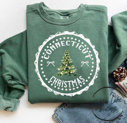 State Christmas Stamp Shirt