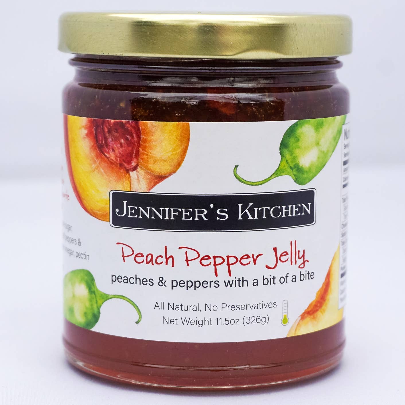Strawberry & Peach Pepper Jellies Full Size