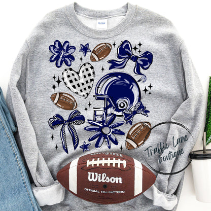Football Collage Spirit Tees