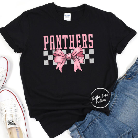 Bow Teams Panthers Shirt