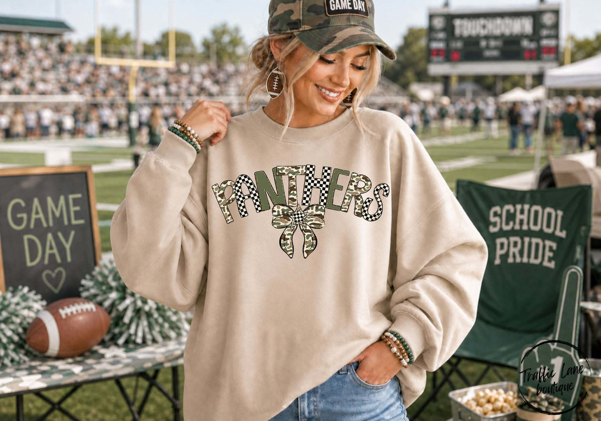 Camo Mascots Panthers Shirt