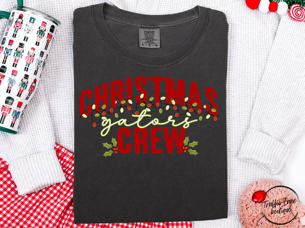 Christmas Crew Lights Mascots Gators Shirt