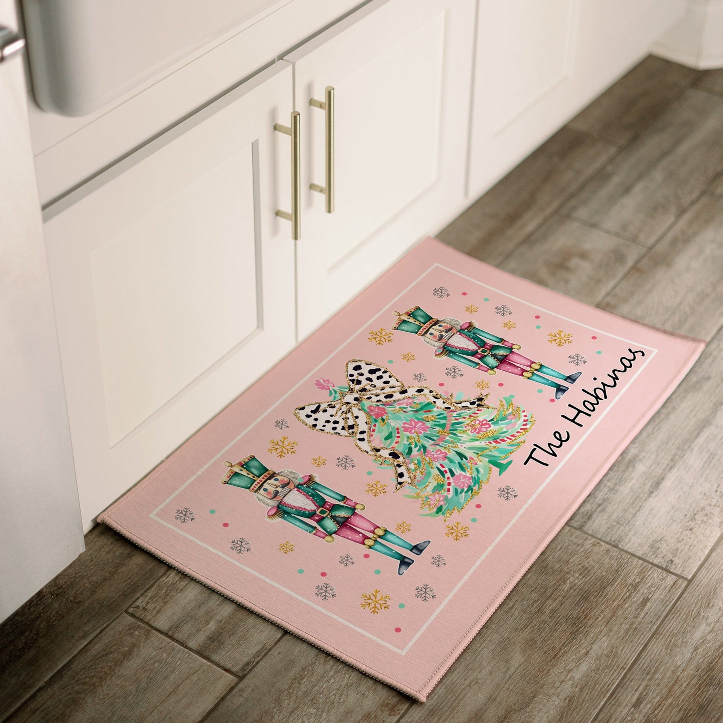 Pink Nutcracker Door Mat