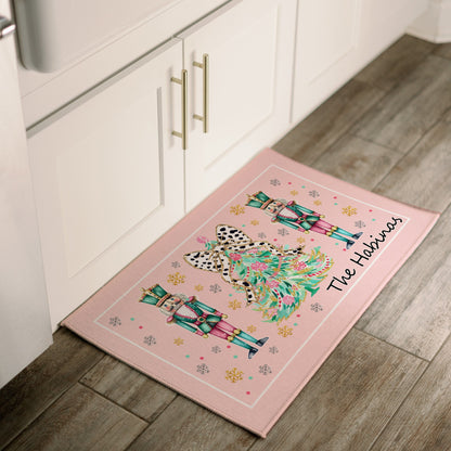Pink Nutcracker Door Mat