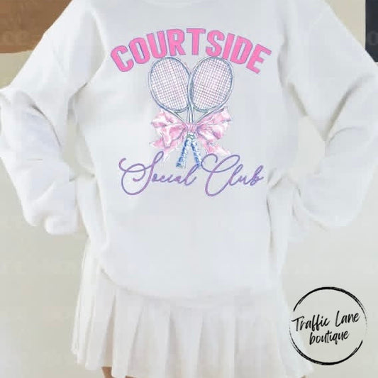 Courtside Social Club Tennis Shirt