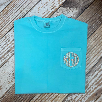 Fall Monogram Pocket Tee