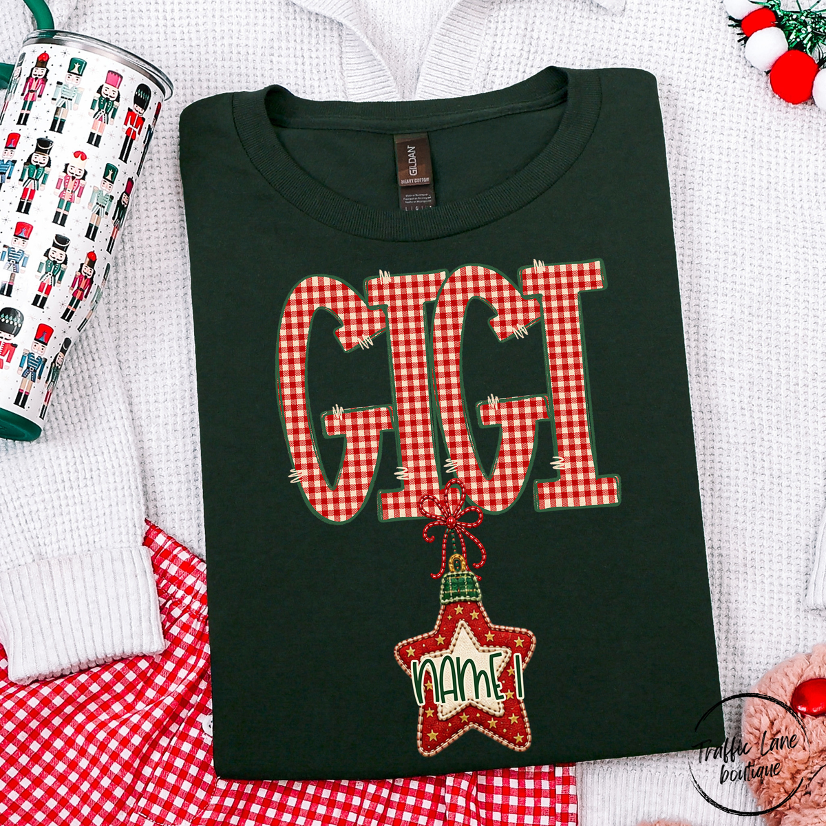 Family Names Ornaments Shirt Customizable