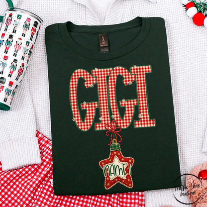 Family Names Ornaments Shirt Customizable