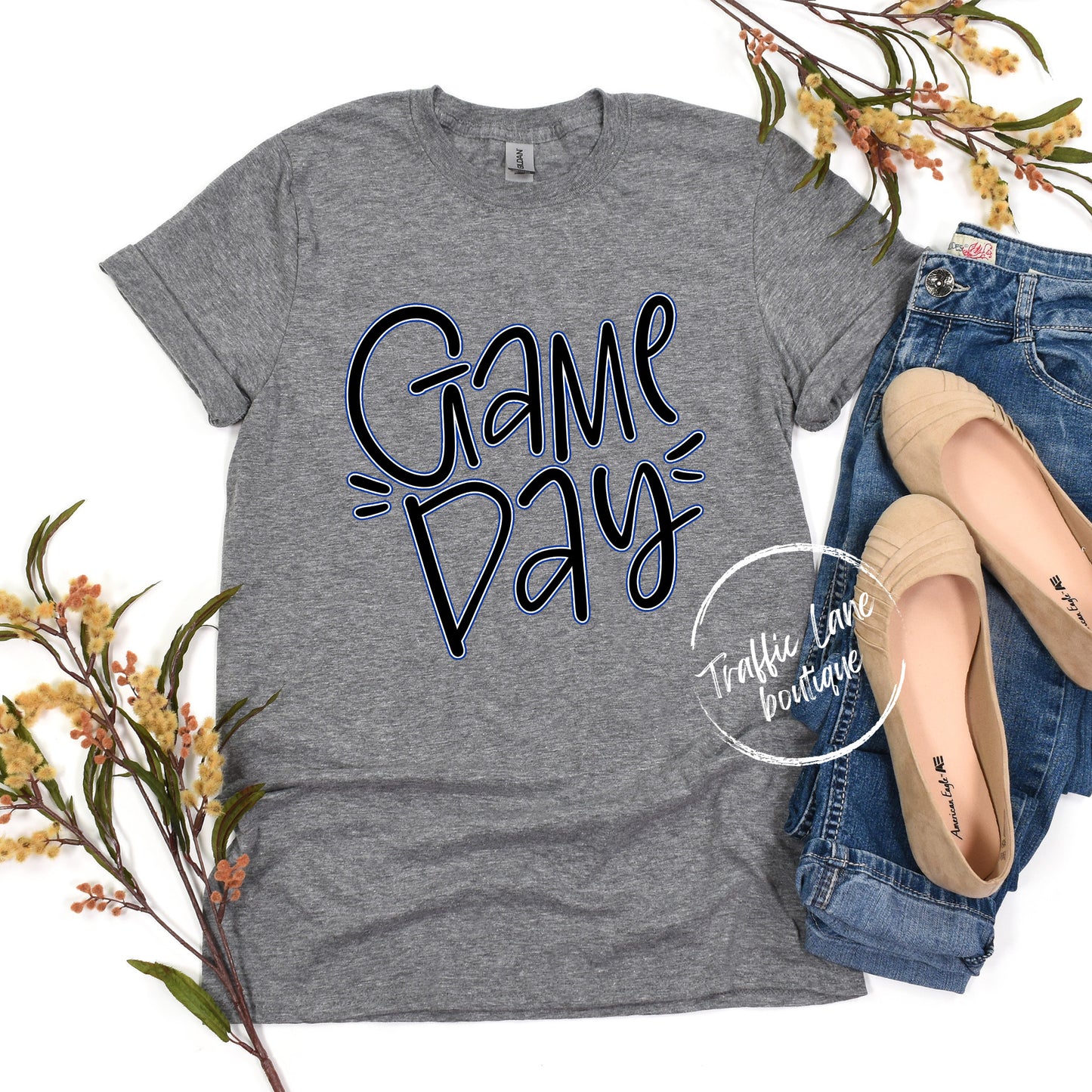 Game Day Lettering - Spirit Shirt