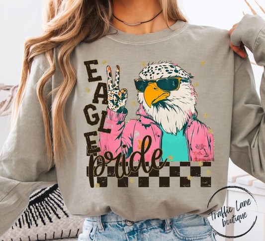Grunge Mascots Eagle Pride Shirt
