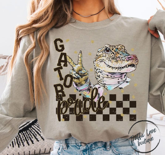 Grunge Mascots Gator Pride Shirt