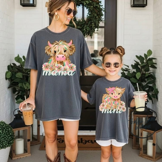 Highland Cow Mama Shirt