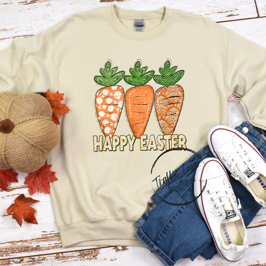 Happy Easter Three Carrots Shirt