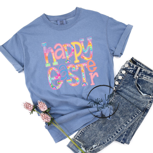 Happy Easter Word Art Shirt