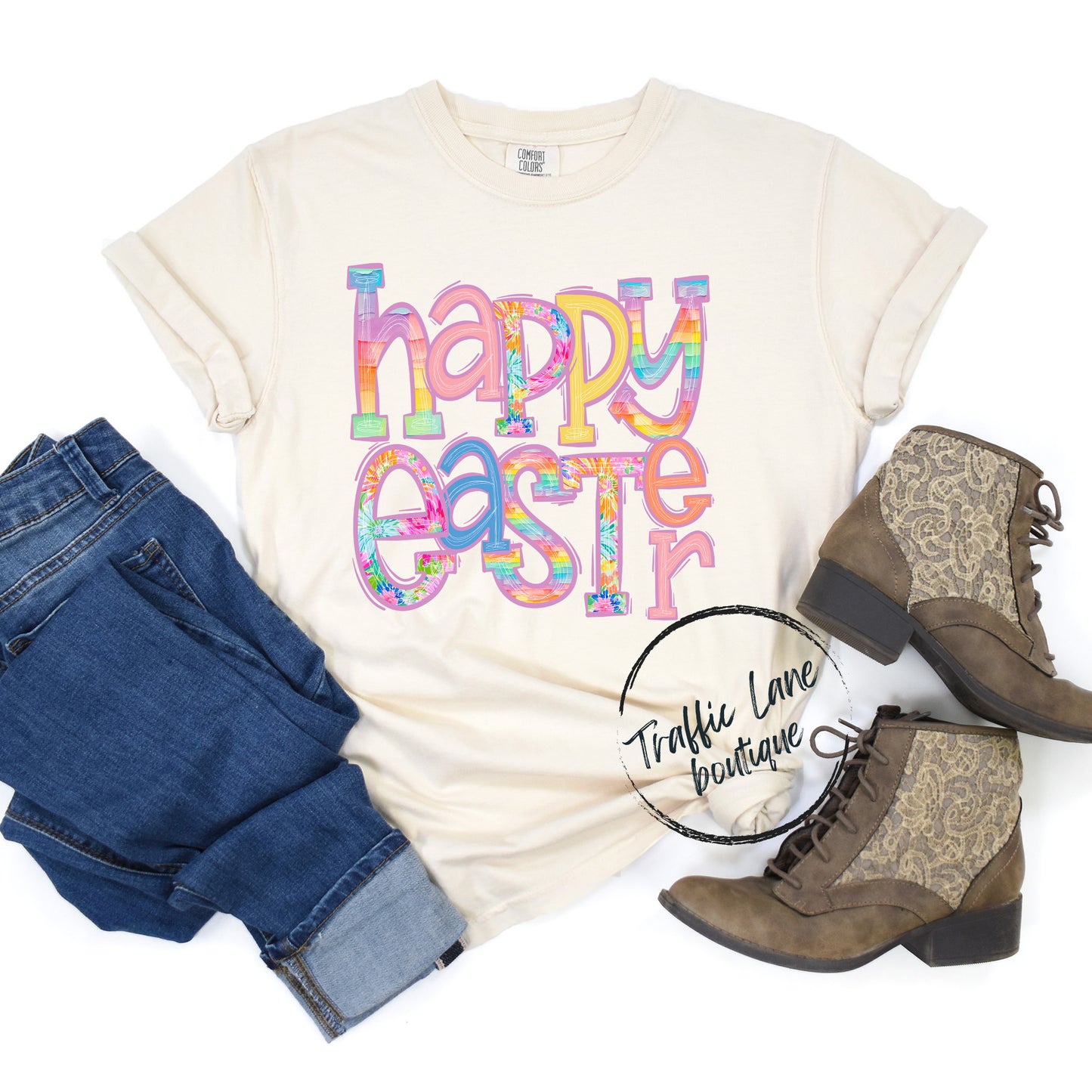 Happy Easter Word Art Shirt