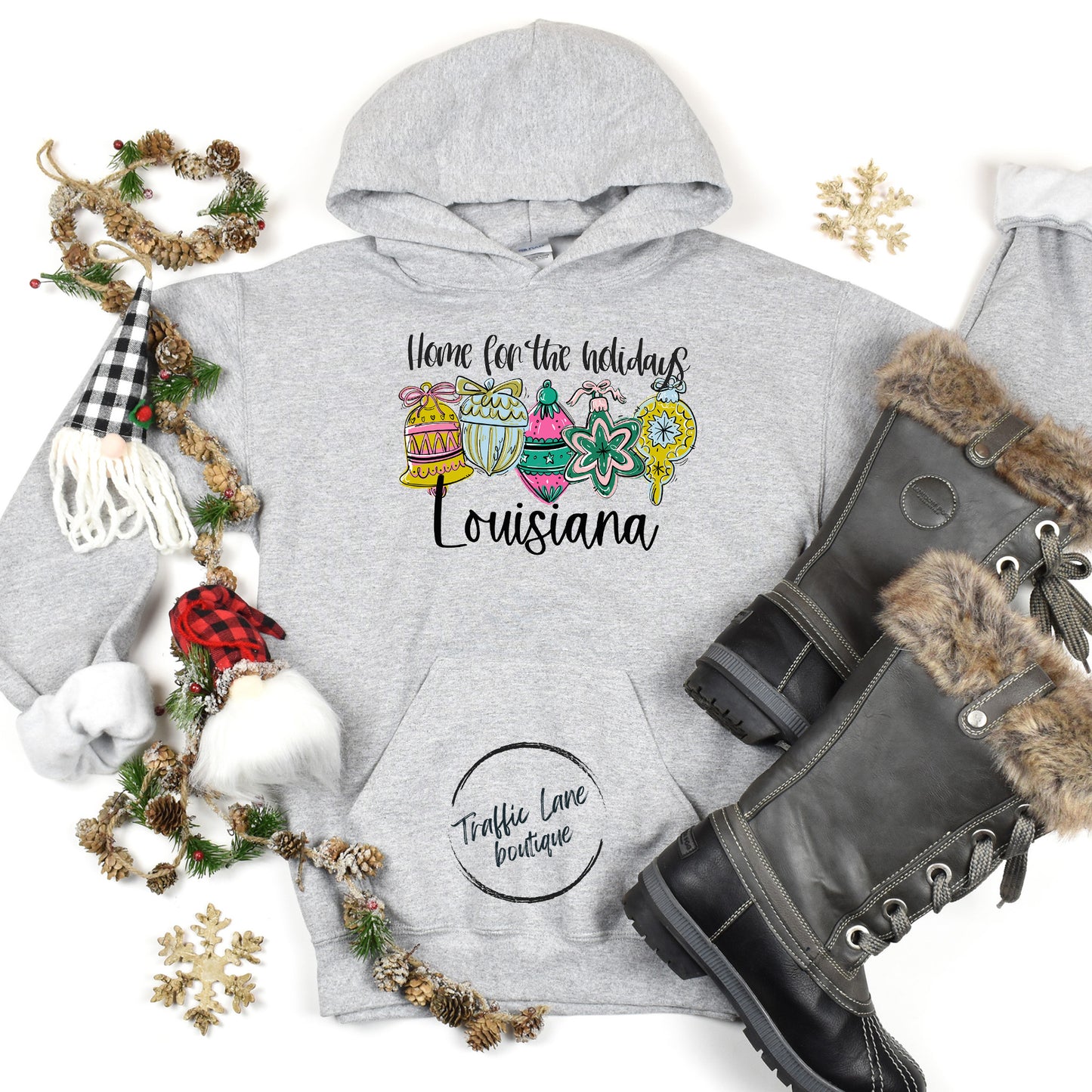 Home For The Holidays Louisiana Shirt