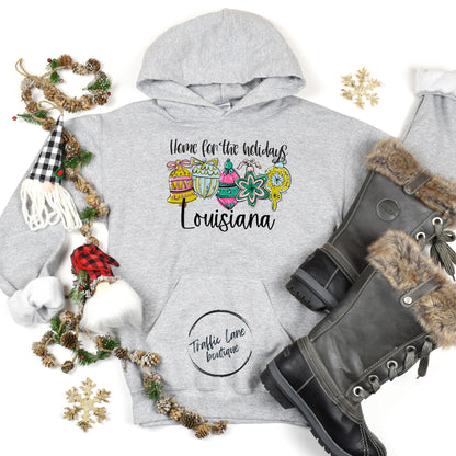 Home For The Holidays Louisiana Shirt