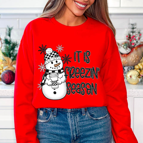 It’s Freezin’ Season graphic shirts