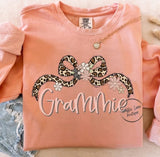 Leopard Bow Mom and Grandma Names