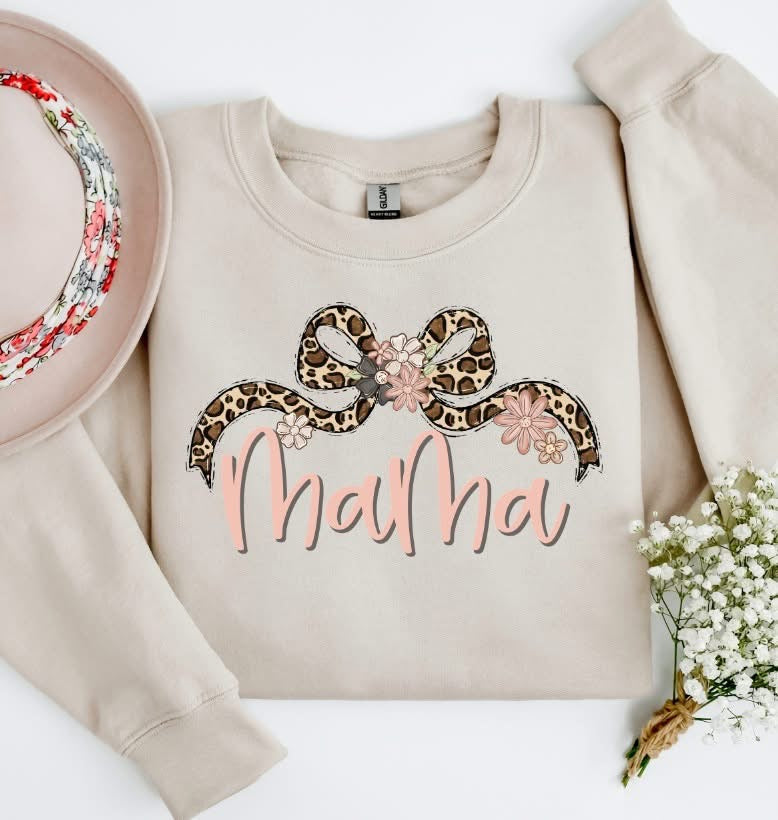 Leopard Bow Mom and Grandma Names