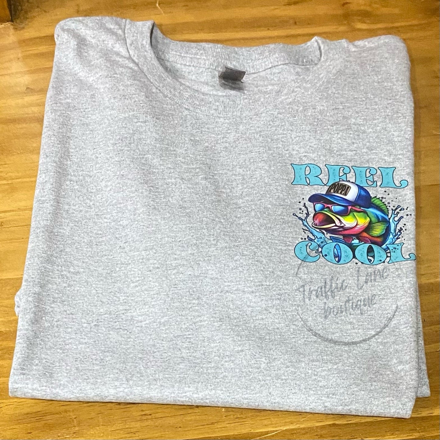 Front of Poppa shirt