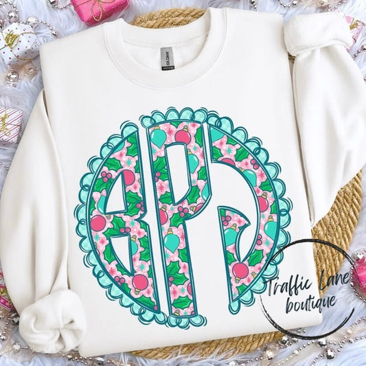 Cheerful And Checked Monogram Customizable Shirt