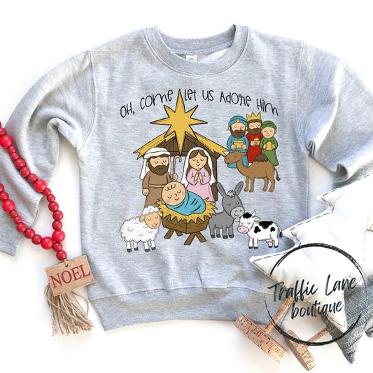 Oh Come Let Us Adore Him Shirt