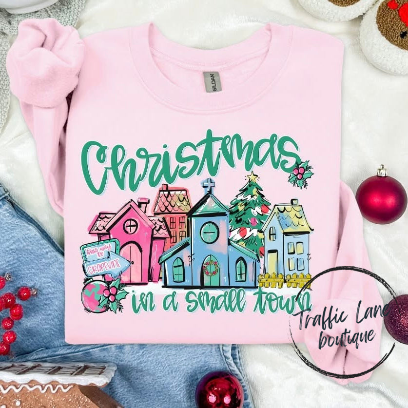 Christmas In A Small Town Shirt