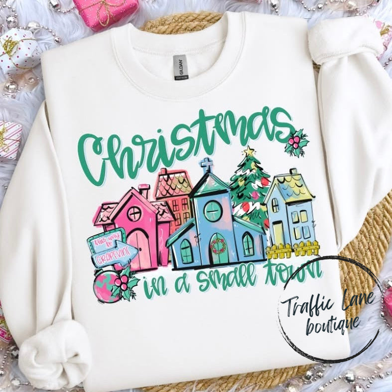 Christmas In A Small Town Shirt