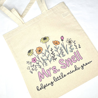 Helping Little Minds Grow Tote Bag
