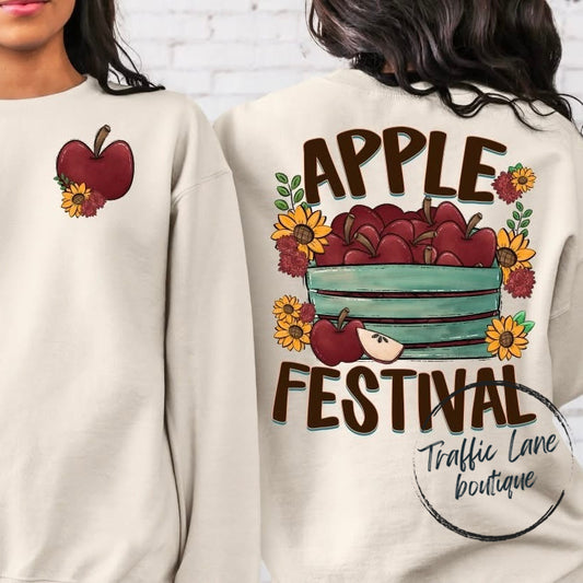 Fall Festival Apple Front And Back Shirt