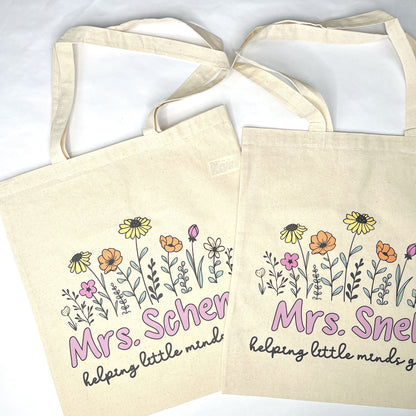 Helping Little Minds Grow Tote Bag