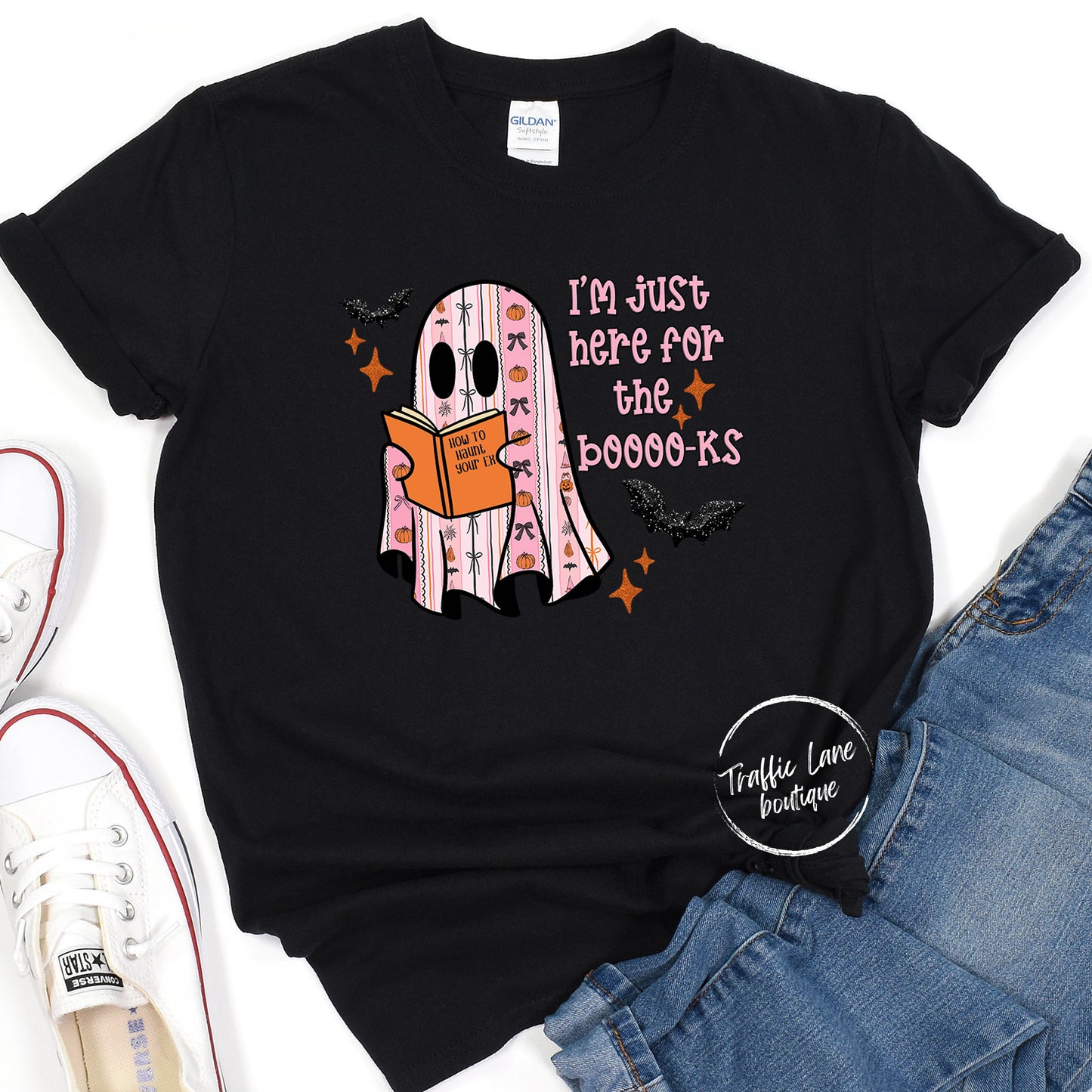 I'm Just Here For The Books Shirt
