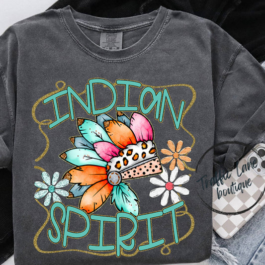 Indian Spirit - Funky Retro Mascot Shirt