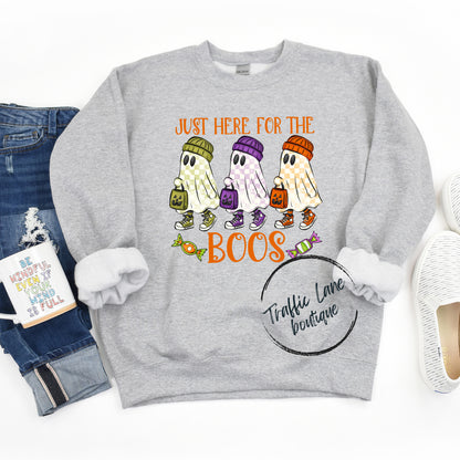 Just Here For The Boos Shirt