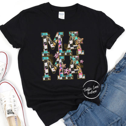 Mama Check Stars Shirt