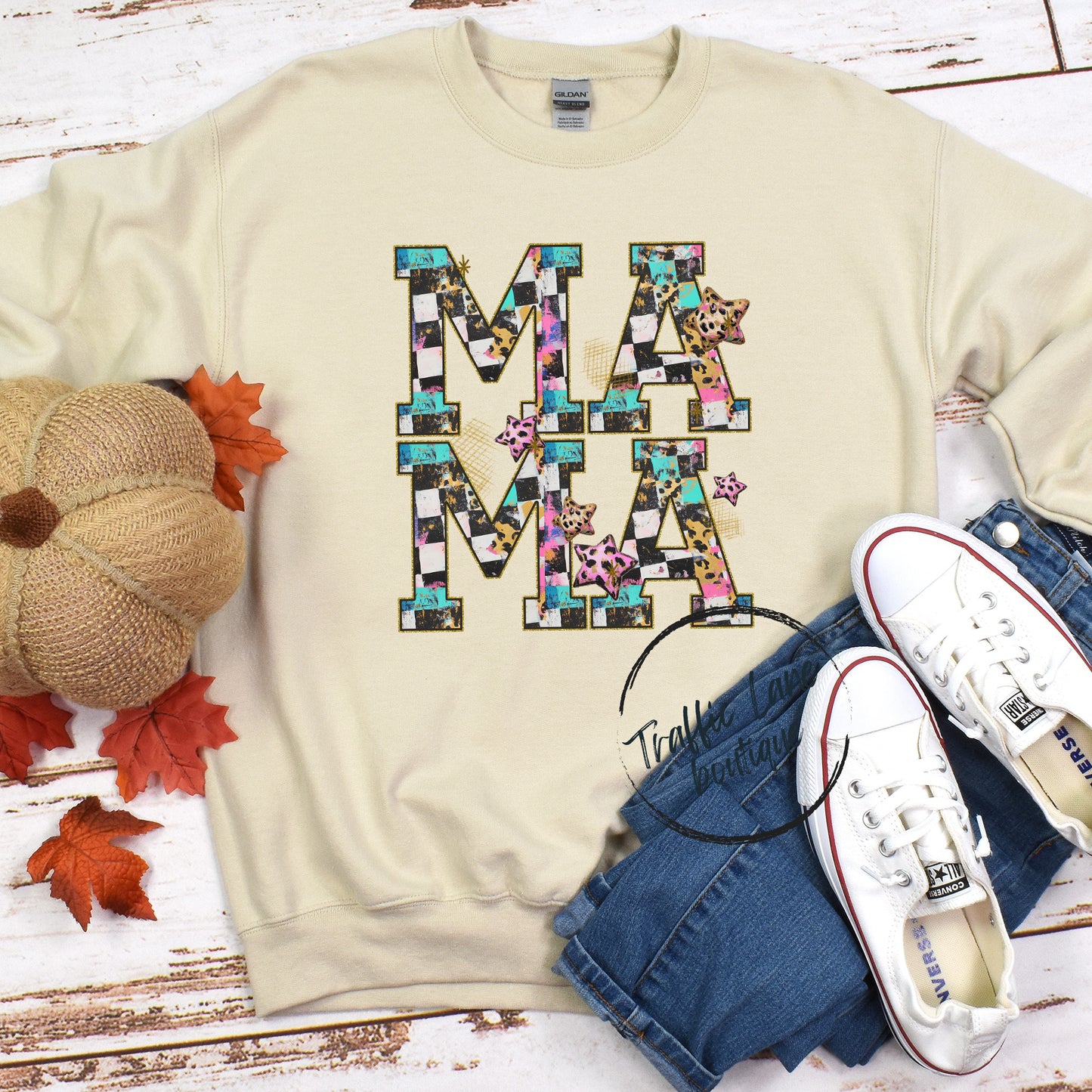 Mama Check Stars Shirt