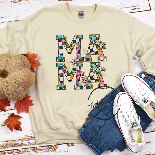 Mama Check Stars Shirt