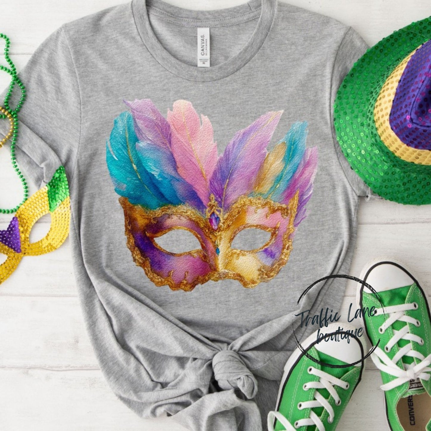 Mardi Gras Mask Shirt