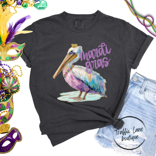 Mardi Gras Pelican Shirt