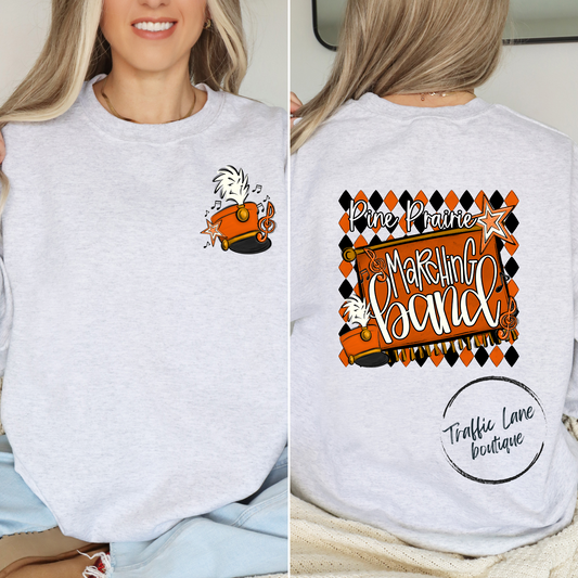Marching Band Argyle - Pine Prairie - Shirt