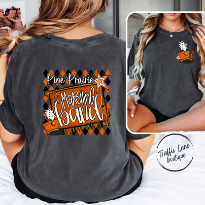 Marching Band Argyle - Pine Prairie - Shirt